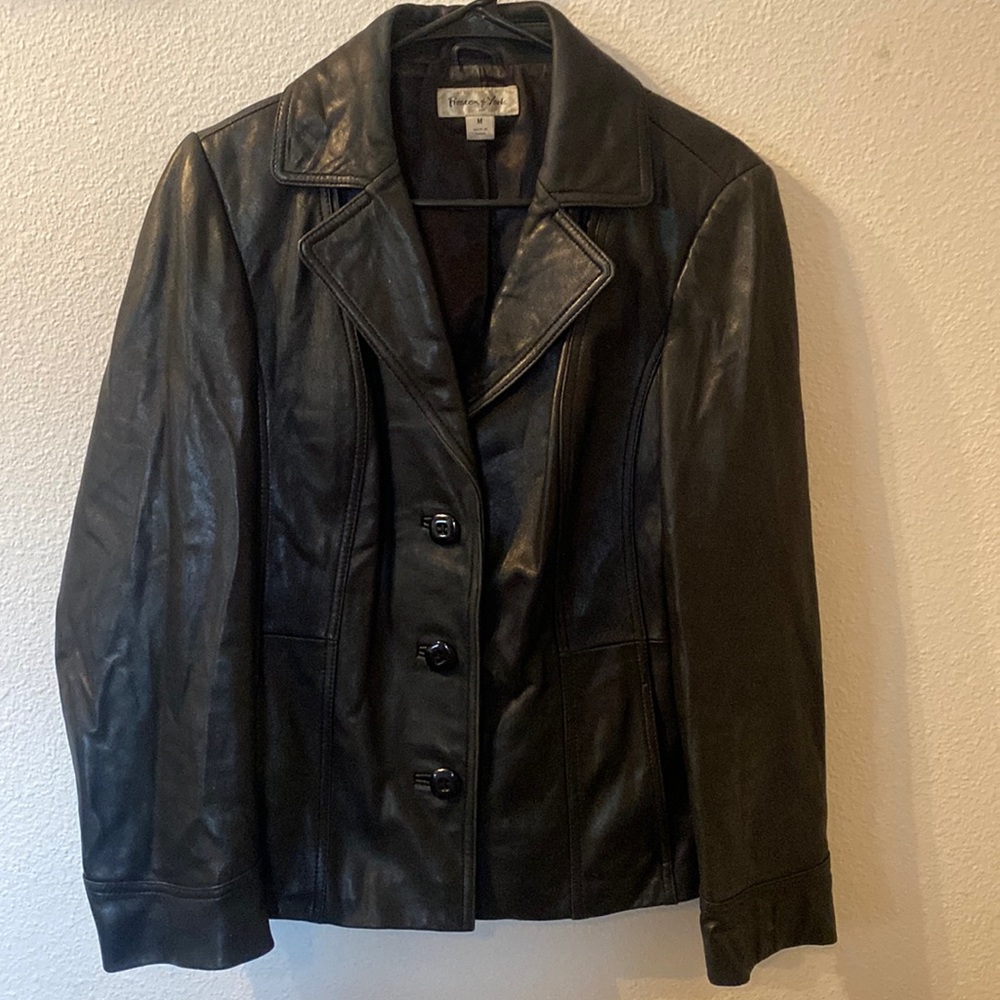 Preston & York lamb skin jacket size medium